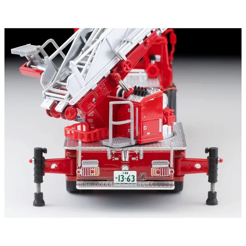 TAKARA TOMY Tomica 1/64 TLV-N24c Hino TC343 Tailed Vulture Fire Station Aerial Ladder Fire Truck Alloy Motor Diecast Metal Gift