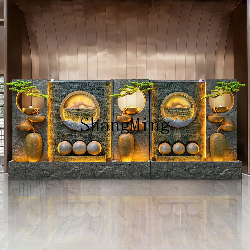 

ZYY high mountains and flowing water curtain wall fountain outdoor courtyard landscape decoration ornament