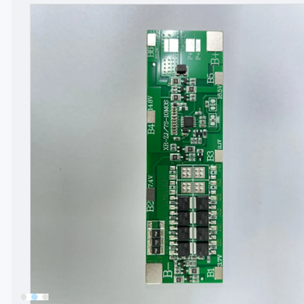 BMS 7S 24V Li-Ion 18650 Battery Packs Charge Board with Balance Equalizer Function Common Port for Power Bank(20A)