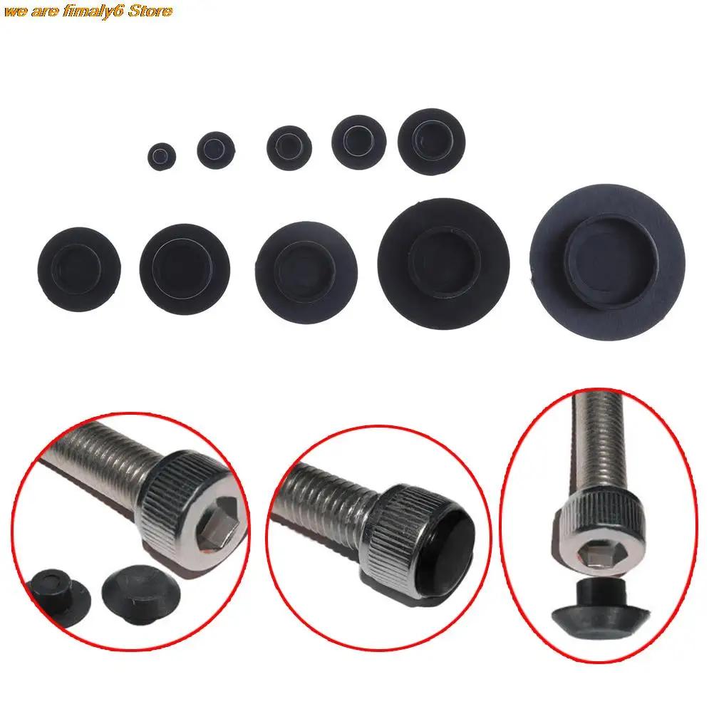 10Pcs/lot Hex Socket Allen Bolt Screw Nut Hexagon Head Cover Cap Protector M4-M24 Drop Ship