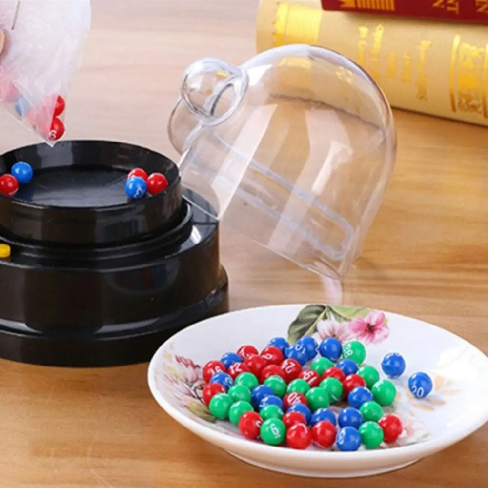 Electric Party Colored Balls Random Choose Jackpot Lottery Machine Lotto Games Machine Lucky Dog Table Games