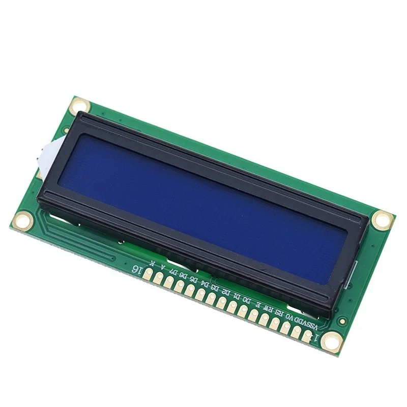 1602 1602A 16X2 Karakter Lcd Module Lcm Kleur Blauw Wit Geel Scherm Factory Outlet Custom Size