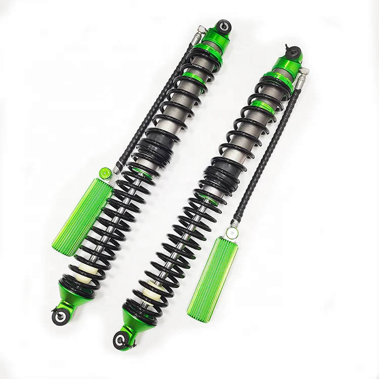 Customized 14-Inch Green  Off-Road 4X4 Coilover Suspension Long Travel Twisted Pair Tooth Shock Absorber