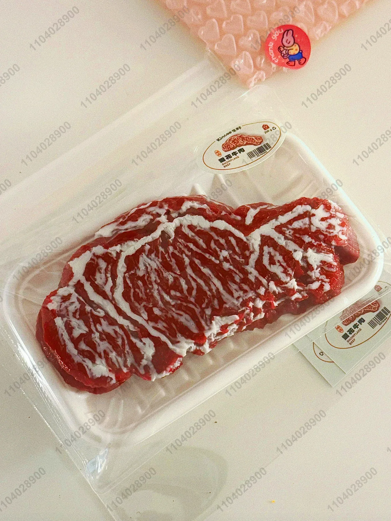 Beef Rare Steak Taba Squishy Silicone Snowflake Steak Veal Squeeze Toy Mochi Toy Anti Stress Release Hand Relax Gift Toy