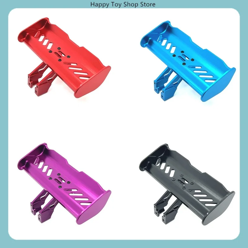 

1/14 & 1/12 Scale CNC Alloy Spoiler Mount Set for WL RC Models, Adjustable Aerodynamic Wing Bracket