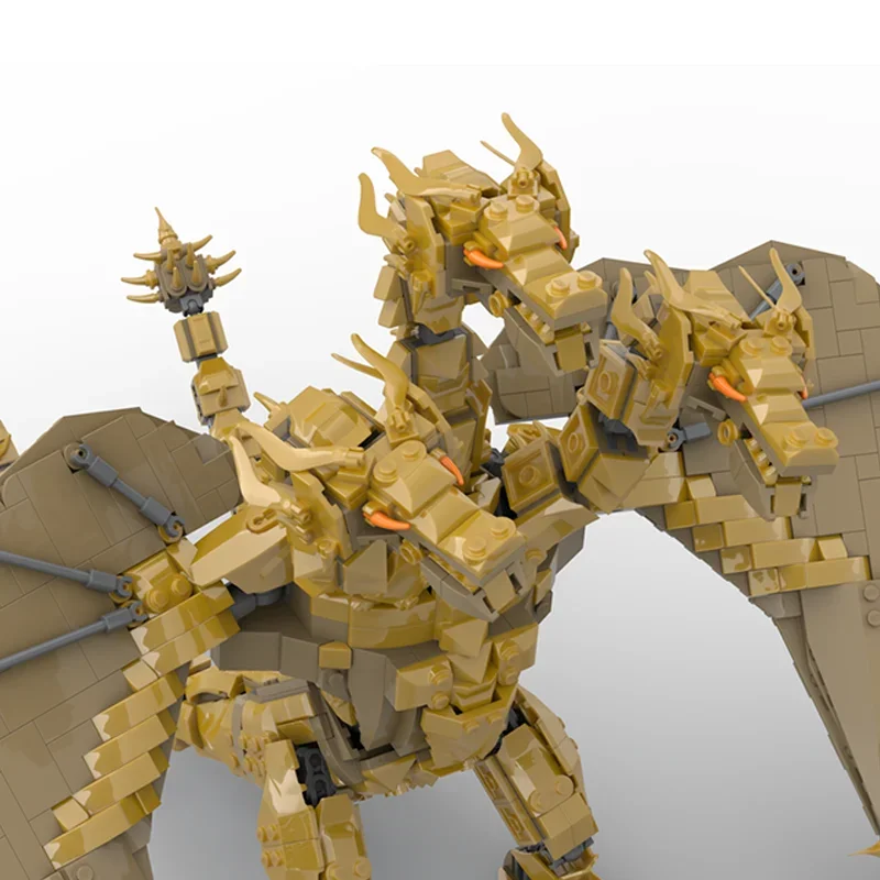1935 pçs moc rei ghidorah modelo blocos de construção arquitetura diy ideia criativa educação brinquedo tijolo crianças presente natal aniversário