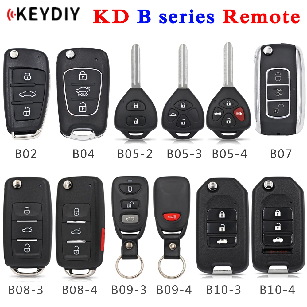 

KEYDIY Универсальная серия B B02 B04 B05-2 B05-3 B05-4 B07 B08-3 B08-4 B09-3 B09-4 B10-3 B10-4 Работа с KD-X2 KD-MAX MINI KD