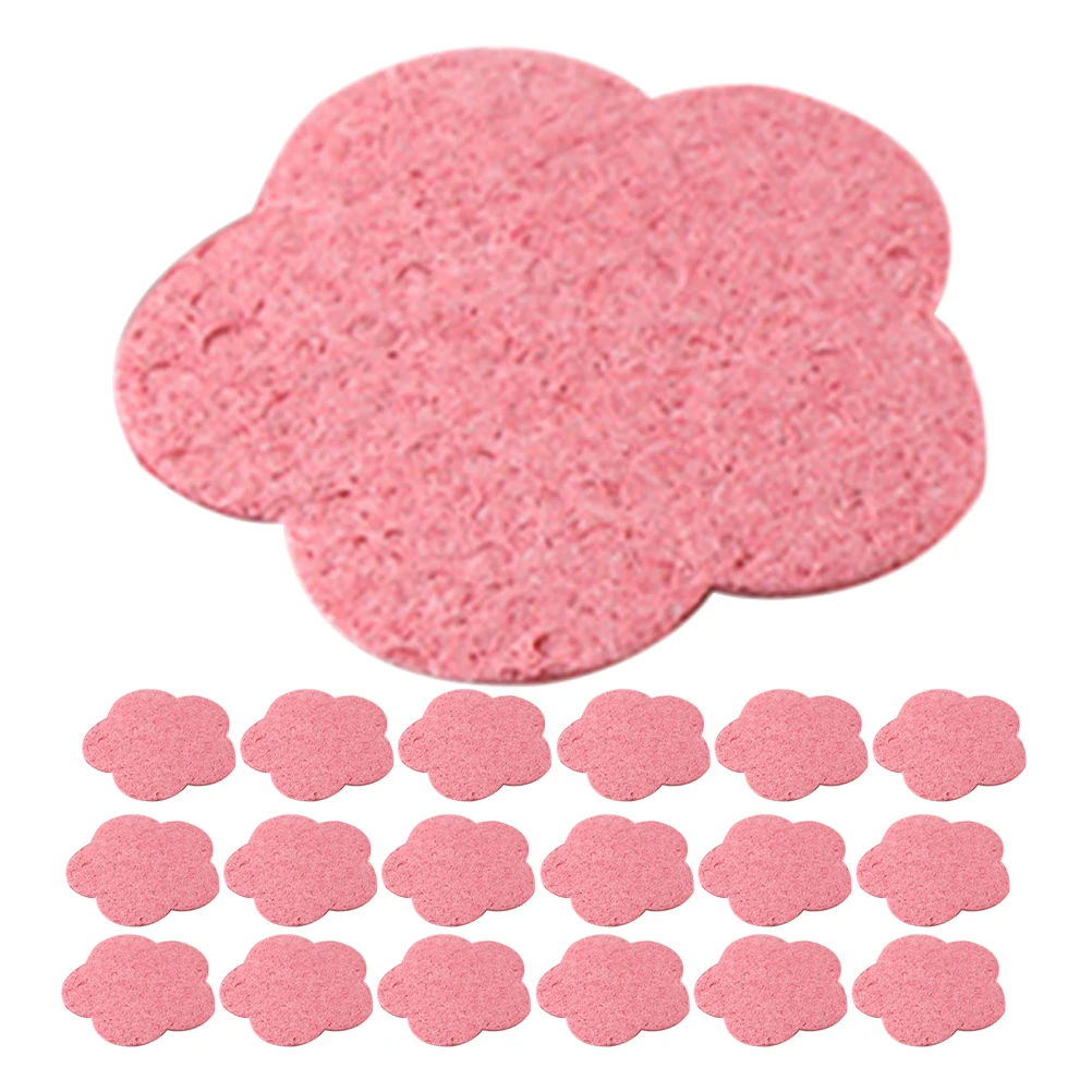 

60pcs Facial Cleansing Sponges Compressed Wood Pulp Cotton Washable Makeup Removal Sponge for Face Lightweight Travel