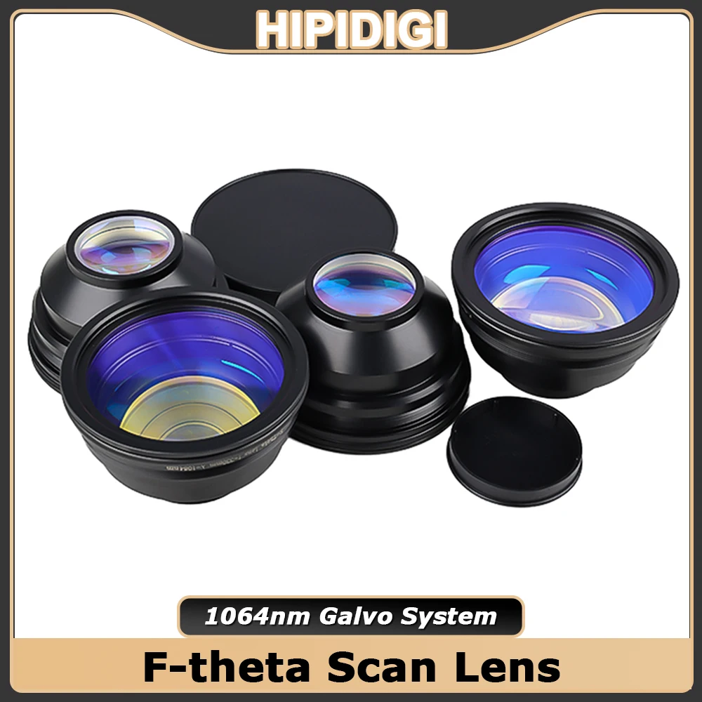 

F-theta Scan Laser Lens 70x70 - 450x450 F100-650mm Field Lens 1064nm for YAG Optical Fiber Laser Marking Machine Consumables