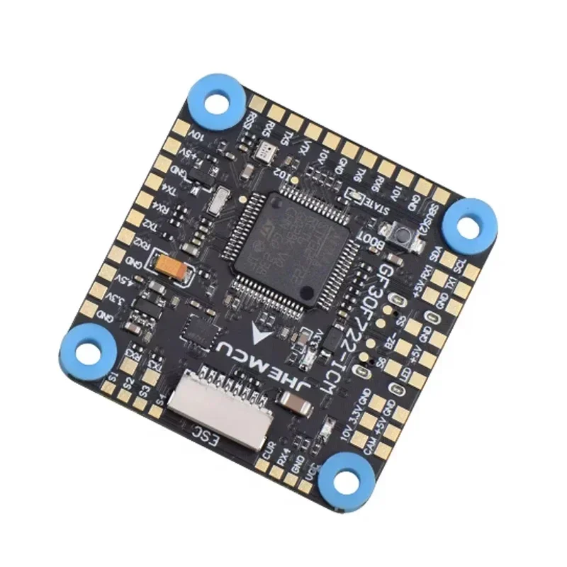 BoMaS1pcs/lot NEW GF30F722-ICM F722 Baro OSD 5V 10V Dual BEC Flight Controller 3-8S 30.5X30.5mm For RC FPV Freestyle HD Drones P