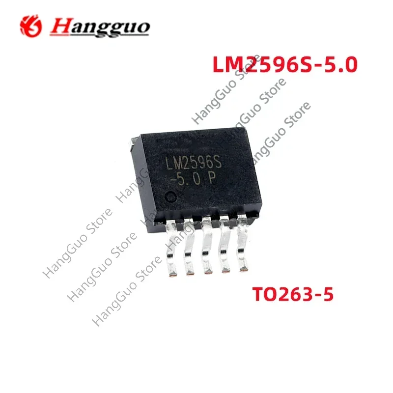 100Pcs/Lot  Brand  new original  LM2596S-5.0 LM2596S-5 LM2596S IC REG BUCK 5V 3A TO263-5 Best quality