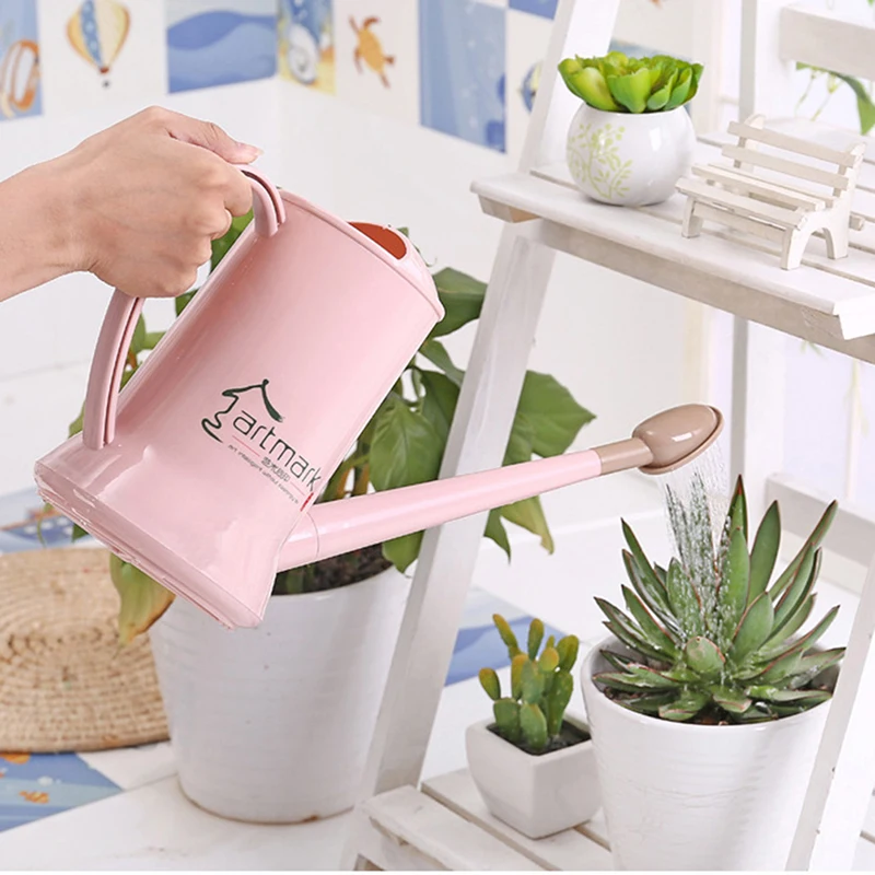 

2 Liter Plastic Watering Can Flower Plant Shower Tool Detachable Long Mouth Kettle Garden Irrigation Spray Bottle