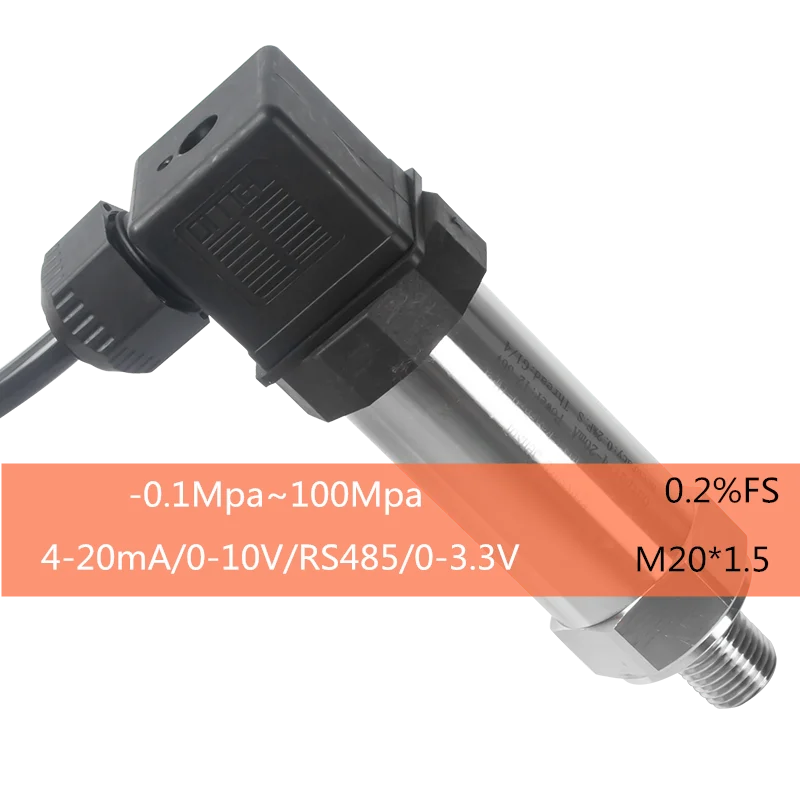 

Гидравлический Цифровой Датчик давления 4 20ma 0-10V датчик дифференциального давления M20 * 1,5 "12-36V 5V 1 бар 10 бар 16 бар 60 бар
