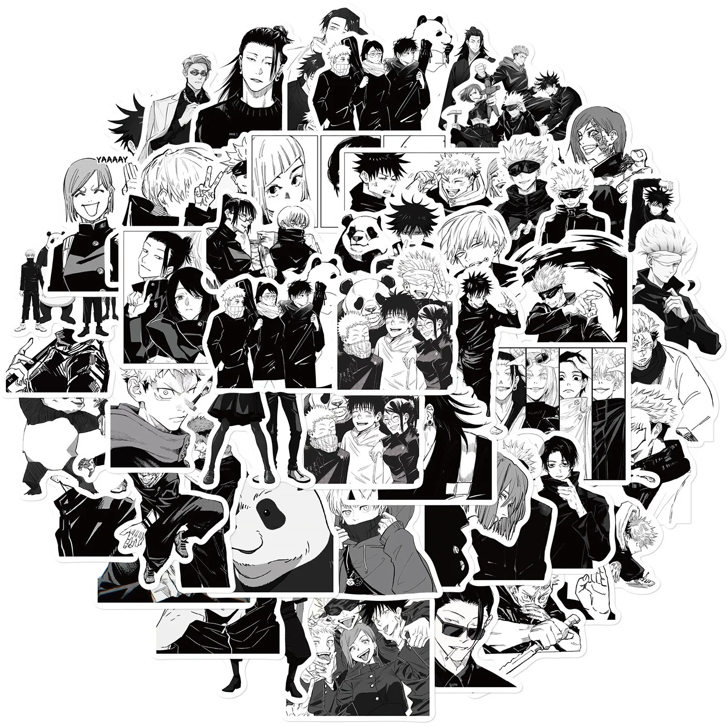 50PCS Creative Blac…