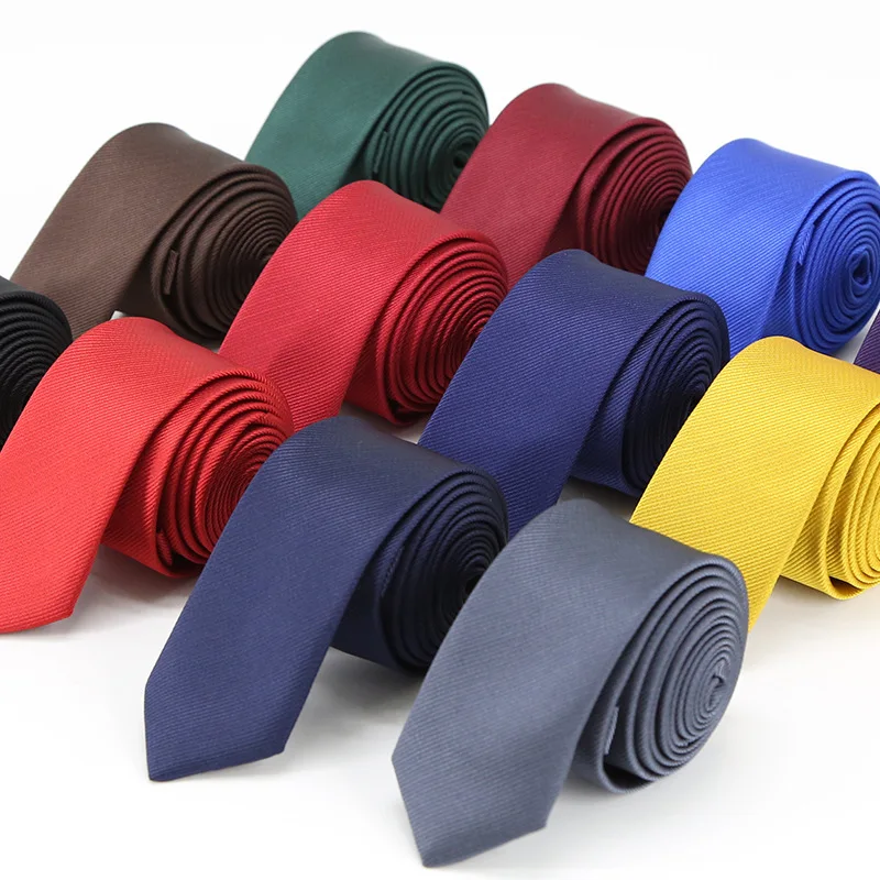 New Narrow twill tie Men Ties Classic Handmade Skinny Thick Striped Solid Color Necktie Narrow Collar Slim Cashmere Tuxedo Tie