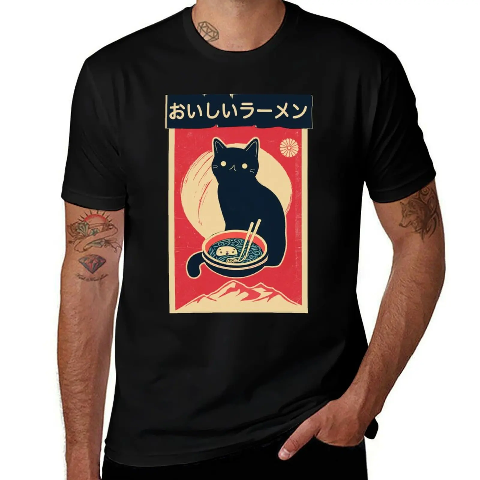 

Ramen Lover Cat 2 T-Shirt t shirts for man graphic tees men t shirt cotton 100% t shirts for man graphic vintage T-Shirt