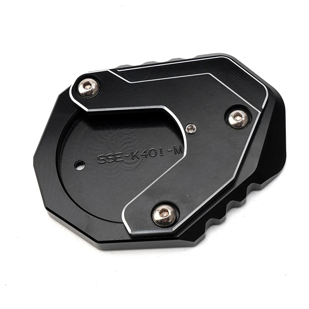 Tampas de válvula de pneu para motocicleta CNC Kickstand, Side Stand, Ampliar Pad, Extensão Plate, KTM Duke390 Duke 690 125 200 250 390