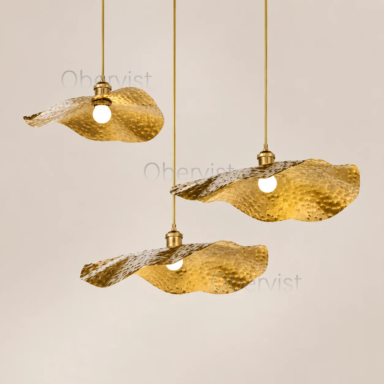 Lotus Leaf Pendant Light, Artistic Ceiling Chandelier for Tea Room Restaurant Kitchen Bar Decor