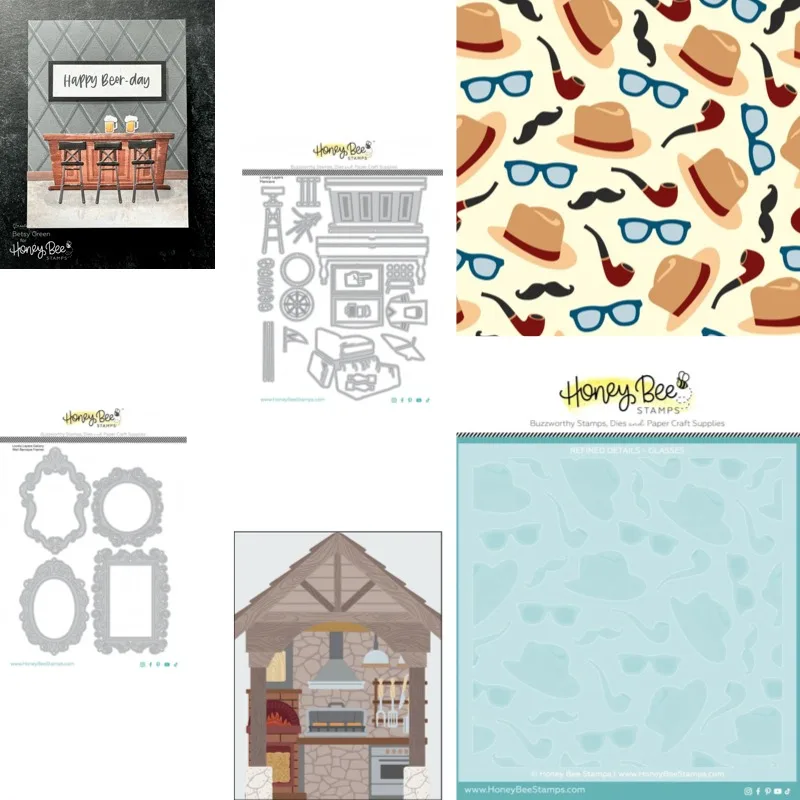 Gallery Wall Baroque Muscle Car Metal Cutting Die And Stamps Scrap booking Background DIY Decoration Craft Embossing Stencil