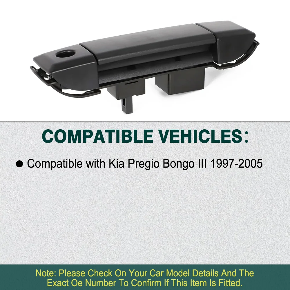 Наружная ручка правой раздвижной двери для Kia Pregio Bongo III 1997 1998, 1999, 2000, 2001, 2002, 2003, 2004, 2005, 0K7AA72410