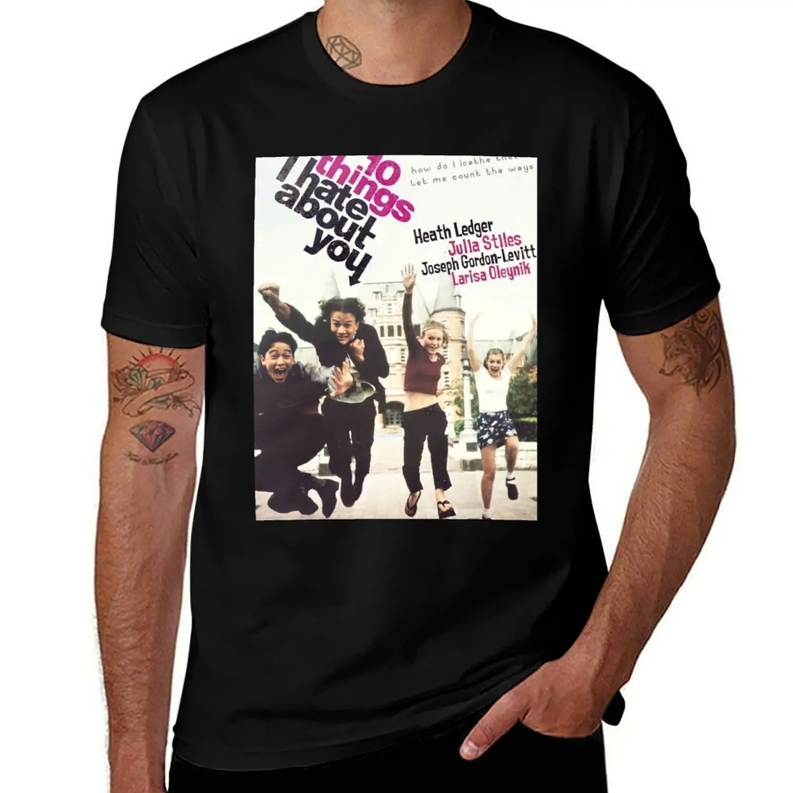 T-shirt 10 choses que je déteste chez toi, grande taille, manches courtes