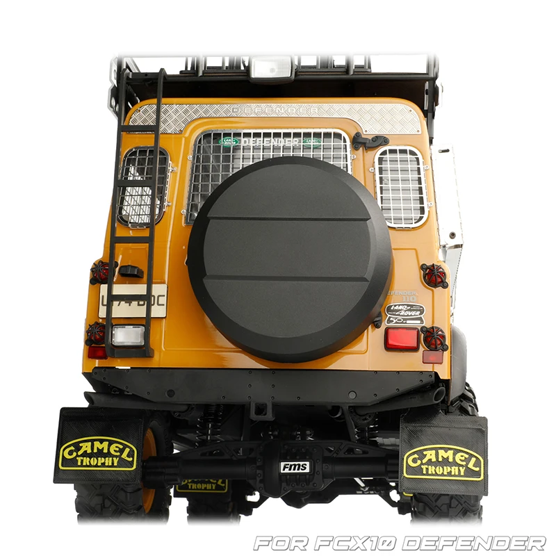 อุปกรณ์เสริมสำหรับรถบังคับวิทยุ 1/10  แผ่นกันโคลน  ฟิล์มกันโคลน  ท่อไอเสีย สำหรับรถบังคับวิทยุ Traxxas TRX4 Defender FCX10