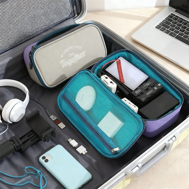 Digital Accessory Storage Bag, Large Capacity Power Bank, Hard Drive, Power Bank, USB Flash Drive, Earphone Storage Bag