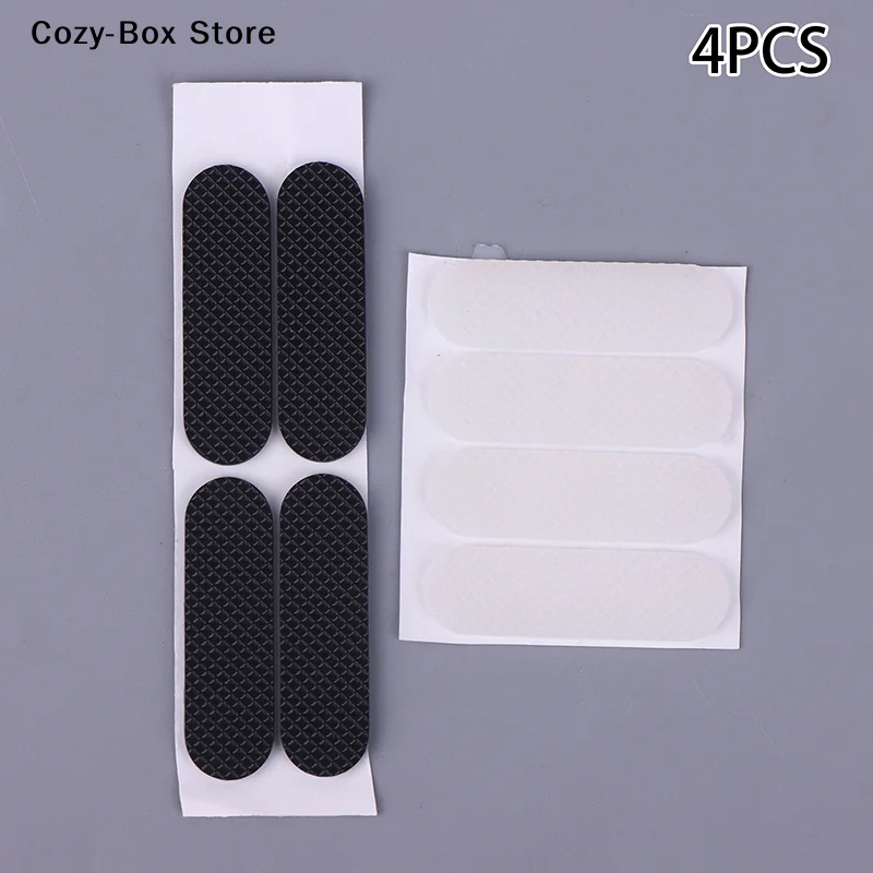 [ZY]4PCS Black Rubber Feet Anti-slip Self-adhesive Silicone Shockproof Protective Pad 1.8mm Thickness For Keyboard Base Cabinet