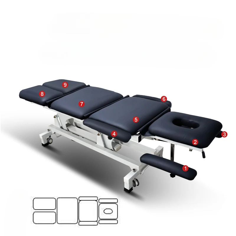 Electric Massage Tables Professional Bed Aesthetic Marquise Portable Stretcher Medical Folding Beauty Spa Lettino Pieghevole