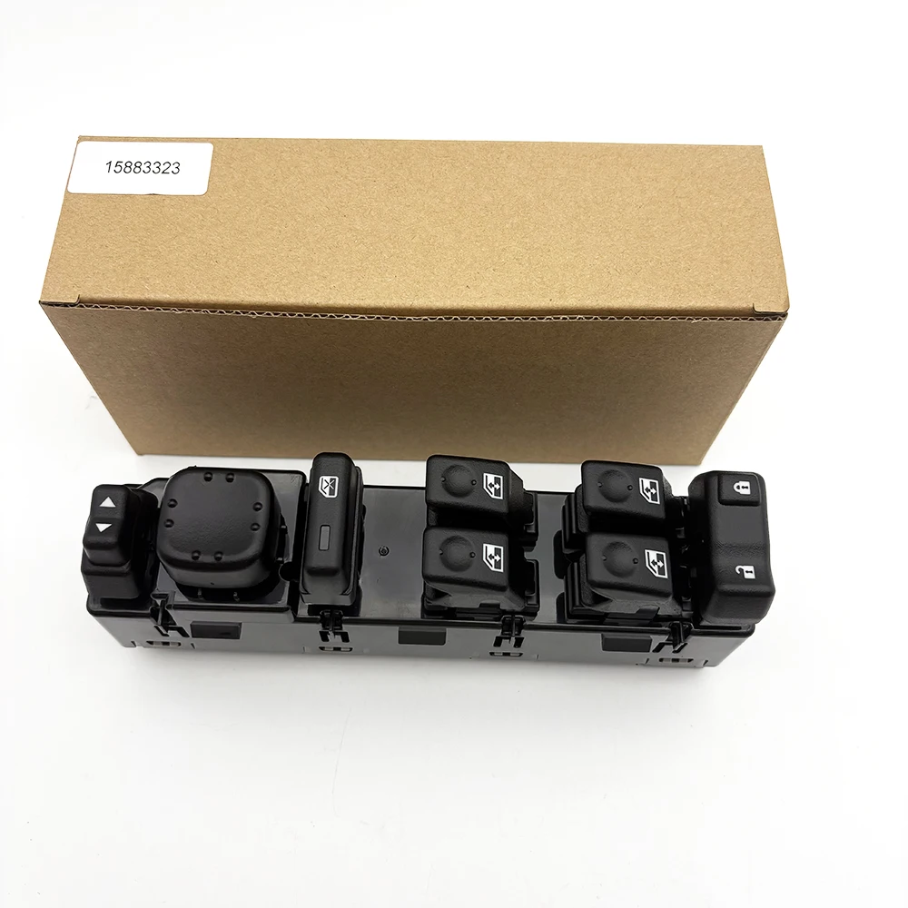OE: 15883323 قفل الباب الجانبي للسائق الأمامي ومفتاح نافذة الطاقة متوافق مع 2003-2007 شيفروليه كاديلاك #6
