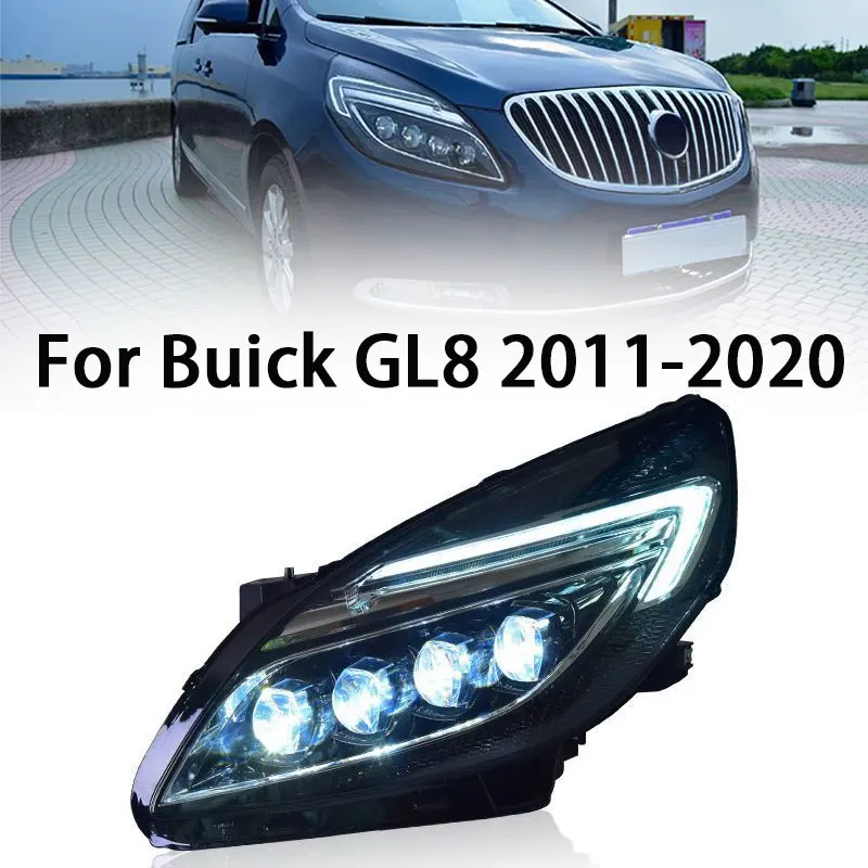 Car led Headlights For Opel Buick GL8 LED Headlight 2011-2020Headlights GL8 DRL Turn Signal High Beam Angel Eye Projector Lens