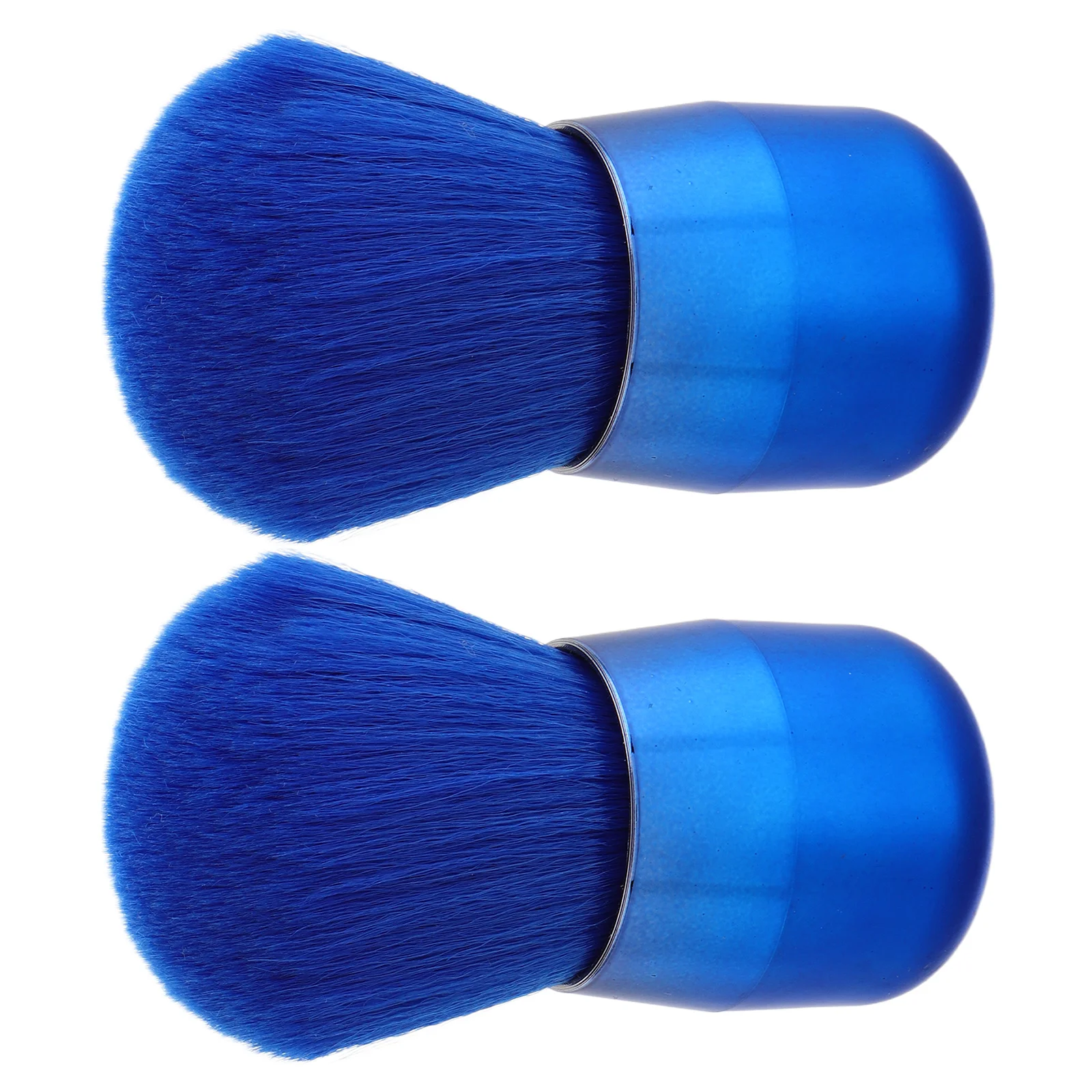 

2Pcs Makeup Brushes Versatile Loose Powder and Blush Application Large Surface Area Soft Touch Synthetic Material Portable Daily