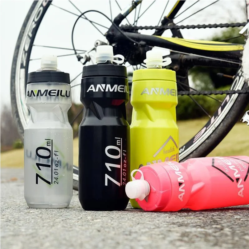 Outdoor Pp5 Bicycle Car Bottle 600ml Cycling Plastic Water Cup Squeeze Kettle