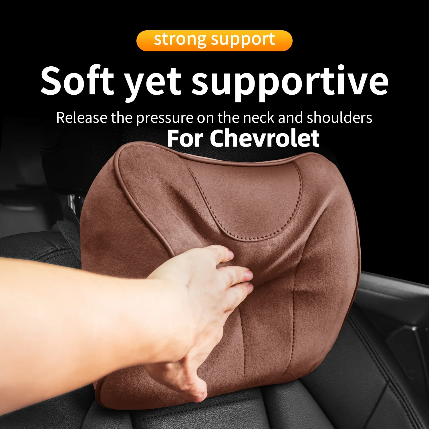

Cozy Velvet Neck Support Pad Car Seat Headrest For Chevrolet Cruze Malibu Cavalier Trax Monza Blazer Equinox Captiva Orlando