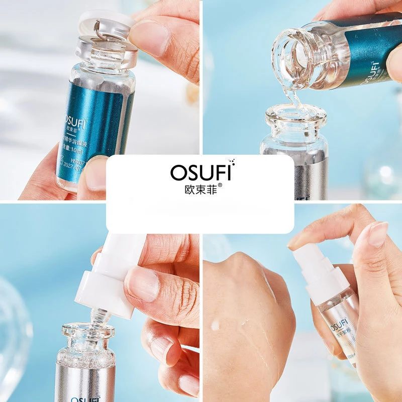 OSUFI Face Hyaluronic Acid Serum Freeze-dried Powder Set Hydrate Moisturizing Moisturize Firm Essence Spray Kit Facial Skin Care