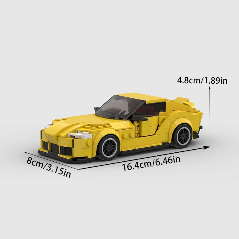 Classico kit di montaggio modello di auto da corsa: una scelta ideale per regali di Halloween e Natale e una decorazione domestica da collezione