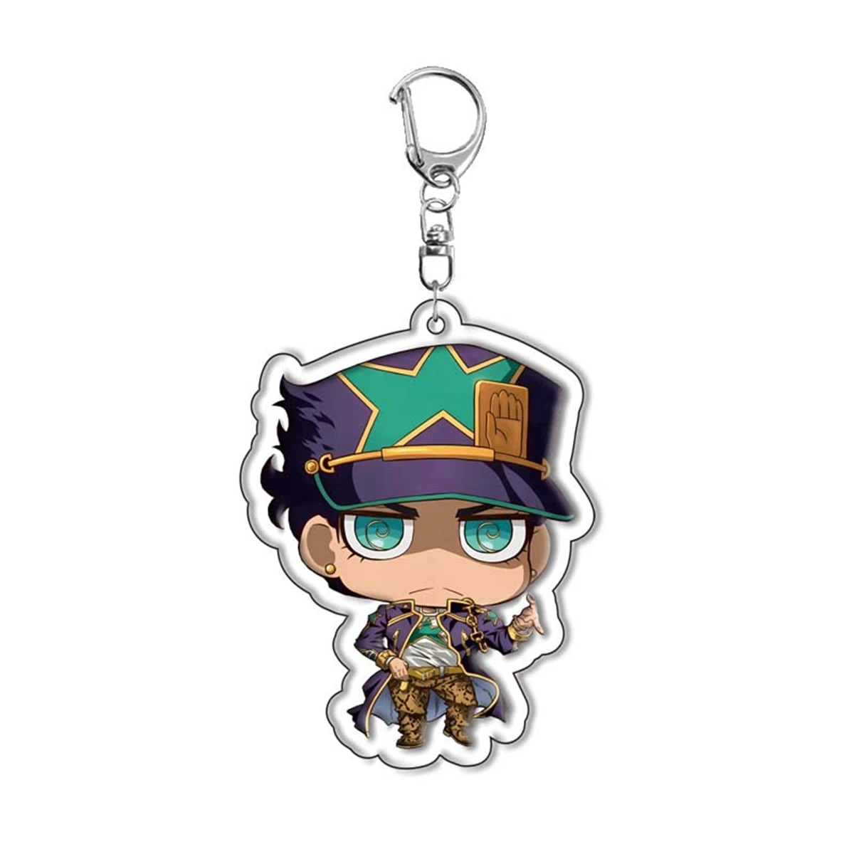Anime Acrylic Keychain-JoJo\'s Bizarre Adventure Cute y2k Pendant, Suitable for Bags and Keys,cosplay gifts Perfect Gift for Fans