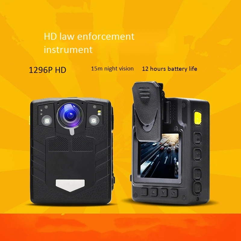 ABJF-Body Worn Camera HD Night Vision 1296P DVR Police Camera Waterproof Portable Camera Security Camcorders