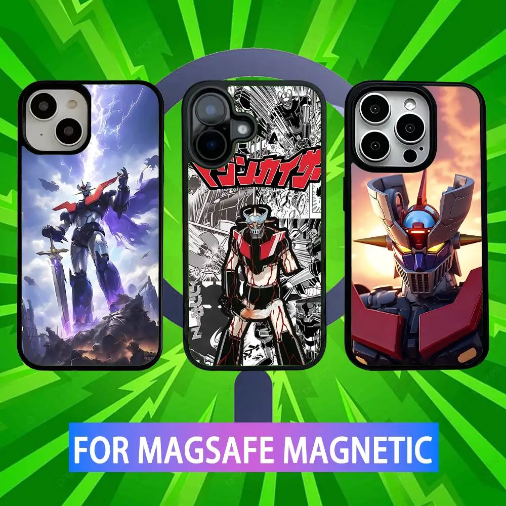 

M-MazingerS Z Phone Case For iPhone 16,15,14,13,12,11,Pro,Max,Plus,Mini,SE New Magsafe Magnetic Wireless Charging