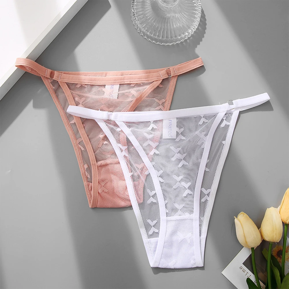 Womens Transparent Lace G-string Female Sexy Underwear Woman Sheer Panties See Through Underpants Erotic Lingerie T-back Thongs