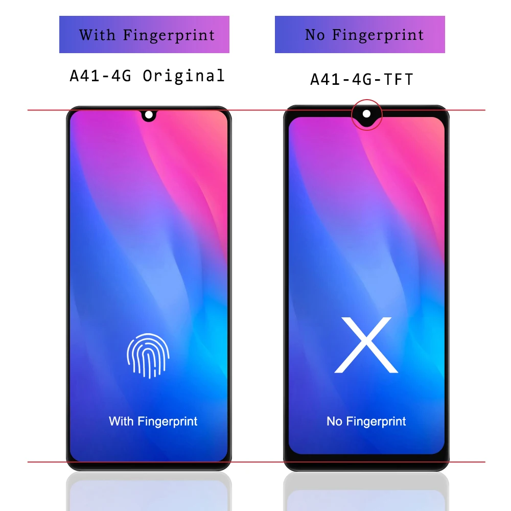 100%Tested Display For Samsung A41 LCD Display Touch Screen Digitizer Assembly For Samsung A41 SM-A415F Display Replacement Part
