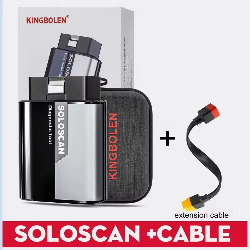 KINGBOLEN Soloscan All System Car Diagnostic Tools OBD Scanner OBD2 ECU Coding for Benz/for Audi/BMW/GM/Ford/HONDA/TOYOTA/JLR