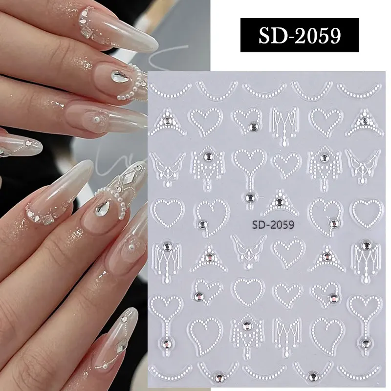 Французские-советы-сердце-3d-наклейки-для-ногтей-ретро-волна-простая-линия-горный-хрусталь-жемчуг-клей-слайдер-маникюр-блестящие-украшения-для-дизайна-ногтей