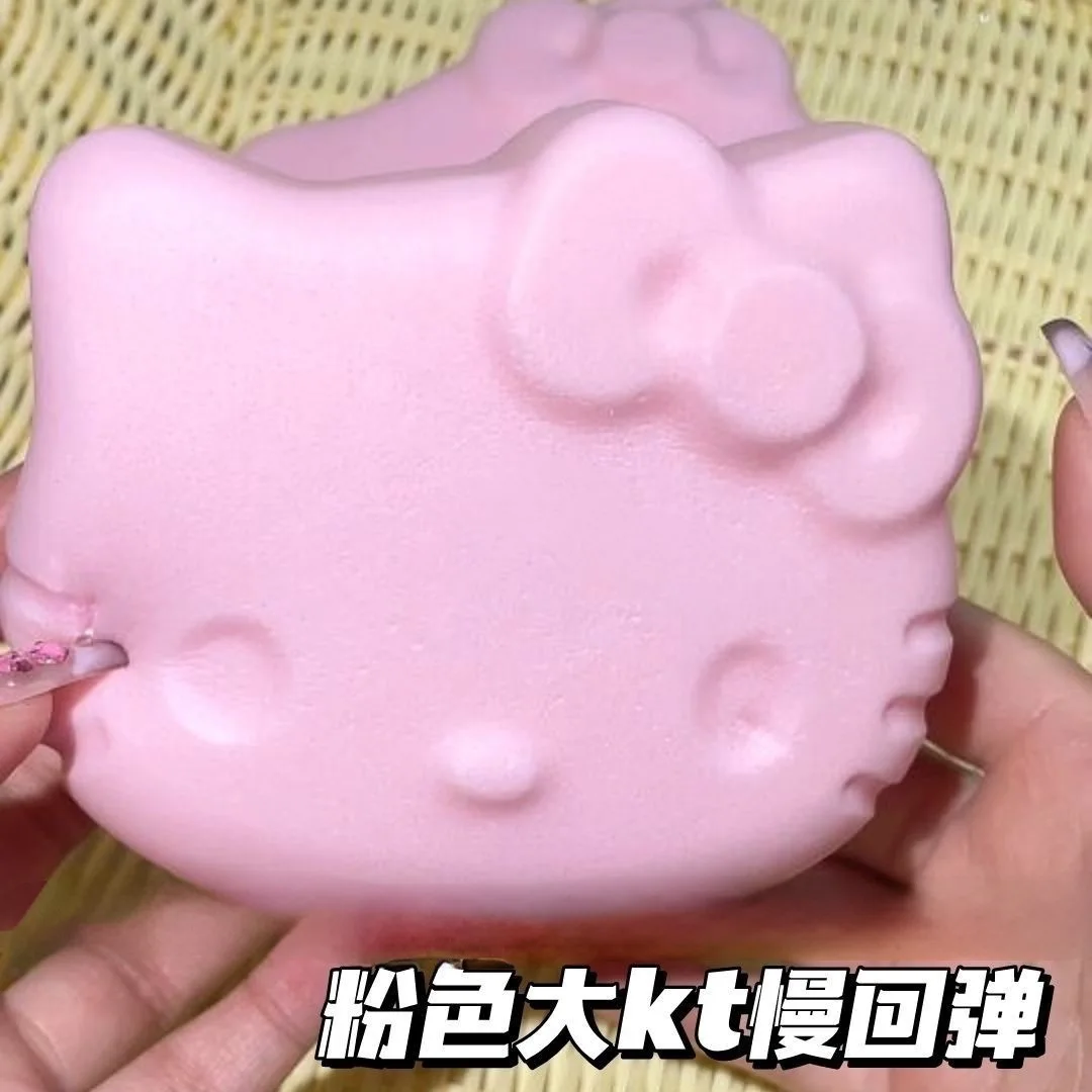 Hello Kitty Squishies Toy Cute Cartoon Anime Child Fidget Toy Fashion Kawaii Slow Rebound Adult Soft Stress Relief Toy Gifts image 6
