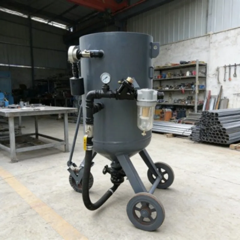 Industrial Sandblasting Machine Portable Sand Blaster Gun Media Blaster Rust Removal Equipment 220V