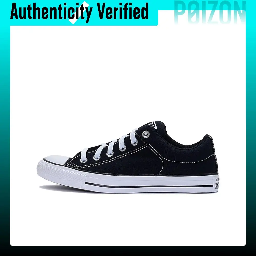 converse-chuck-taylor-all-star-scarpe-in-tela-basse-resistenti-all'usura-e-leggere-unisex-nere-bianche-a01718c