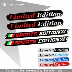 3D Motorcycle Sticker Car Decal, Limited edition Sports Badge suitable for BMW Suzuki Yamaha Honda Kawasaki KTM