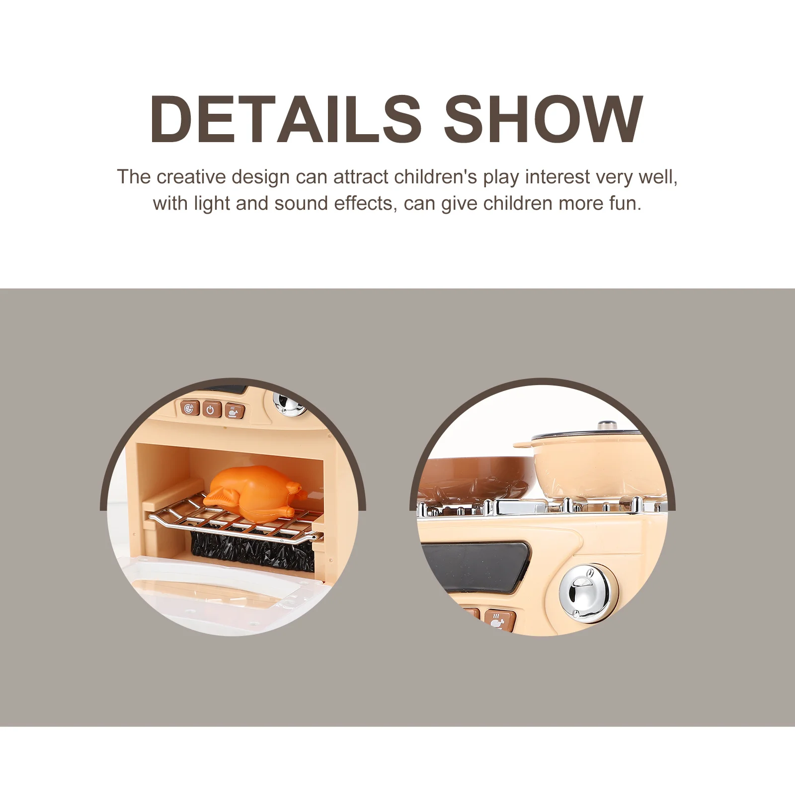 

Miniature Oven Machine Creative Simulation Baking Playhouse Supply Educational Children Plaything Desktop Decor Home Appliance