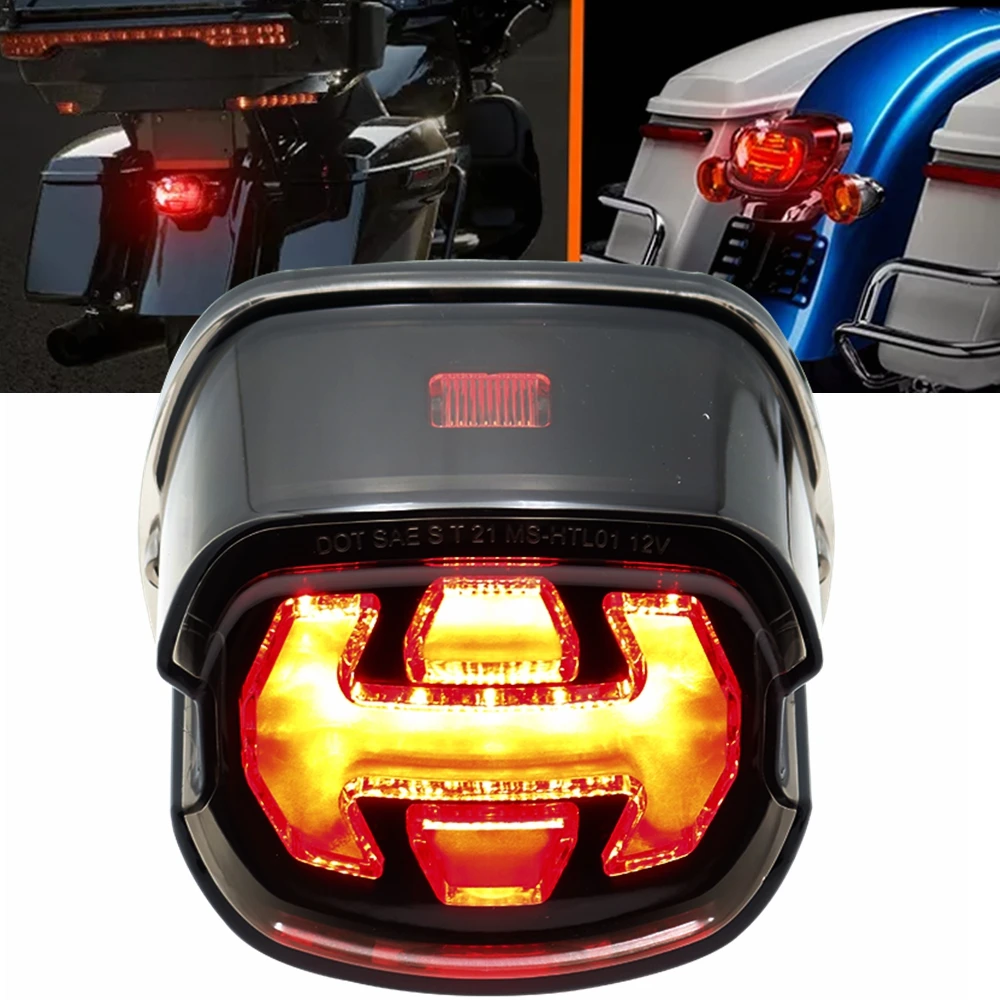 

Задний тормозной фонарь для мотоцикла, задний фонарь для Harley Sportster Softail Touring Road Tail