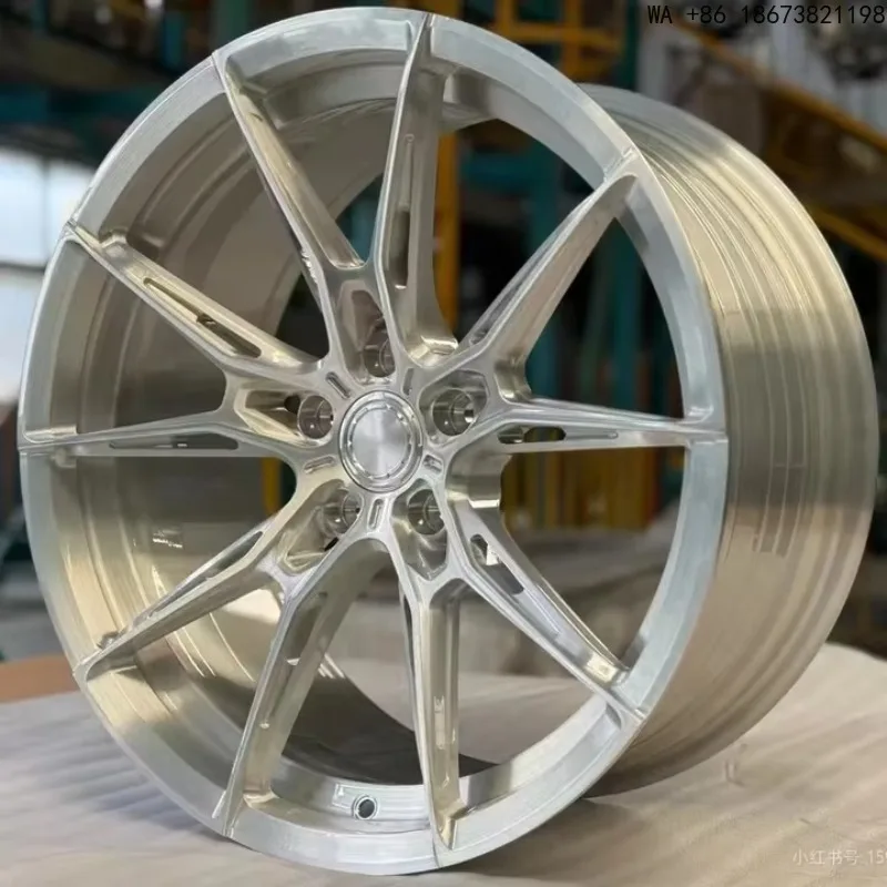 18 19 20 22 24 Inch Brushed Silver 5x114.3 5x100 5x120 5x1143 Custom Forged Wheels for Mercedes GLC GLE for Audi A5 A6 RS4 RS6